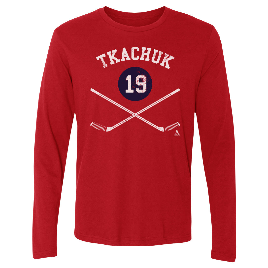 Matthew Tkachuk Men's Long Sleeve T-Shirt | 500 LEVEL