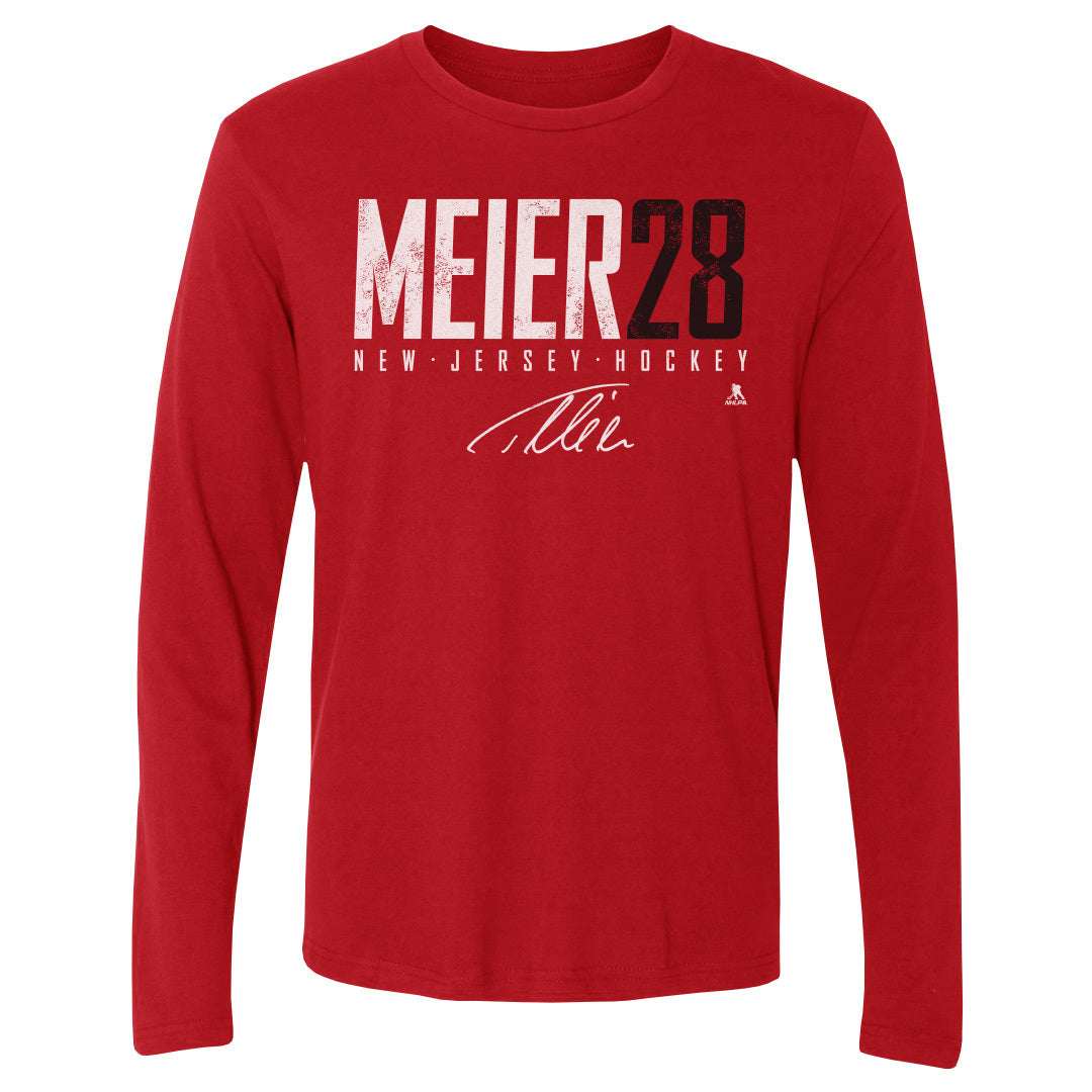 Timo Meier Men's Long Sleeve T-Shirt | 500 LEVEL
