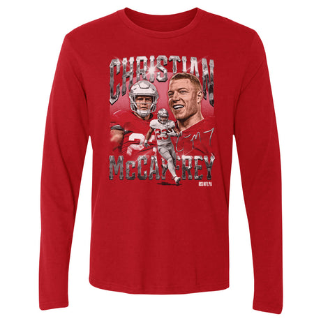 Christian McCaffrey Men's Long Sleeve T-Shirt | 500 LEVEL