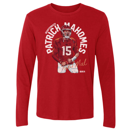 Patrick Mahomes Men's Long Sleeve T-Shirt | 500 LEVEL