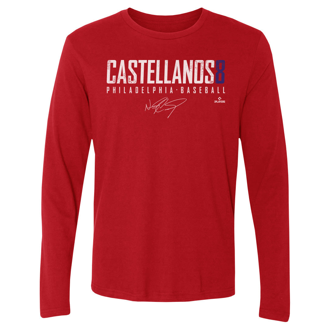 Nick Castellanos Men&#39;s Long Sleeve T-Shirt | 500 LEVEL