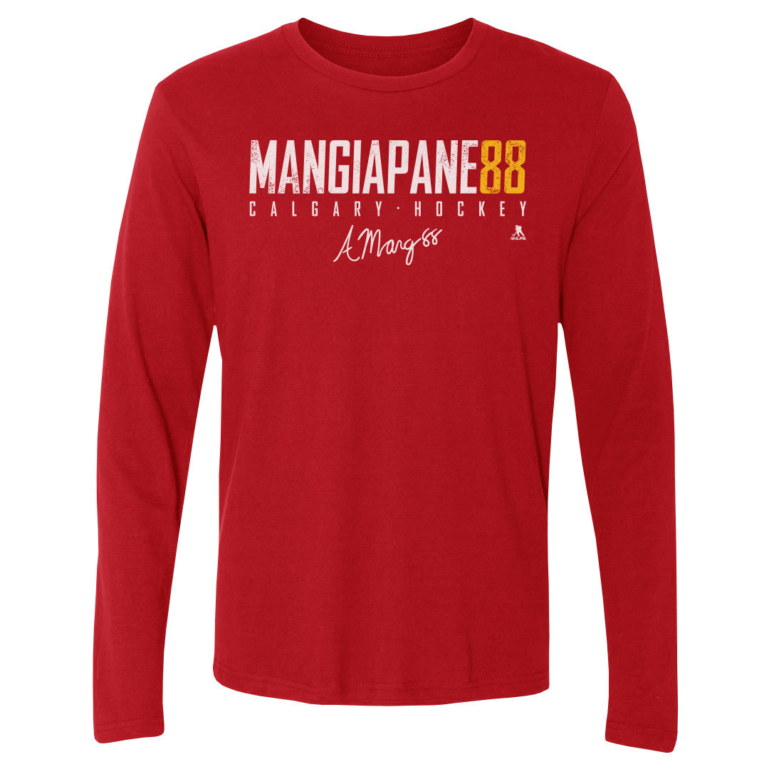 Andrew Mangiapane Men&#39;s Long Sleeve T-Shirt | 500 LEVEL
