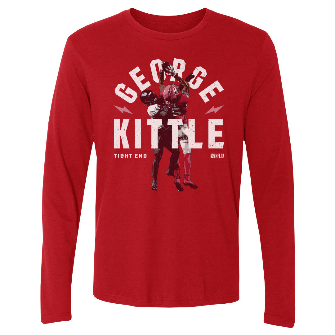 George Kittle Men's Long Sleeve T-Shirt | 500 LEVEL
