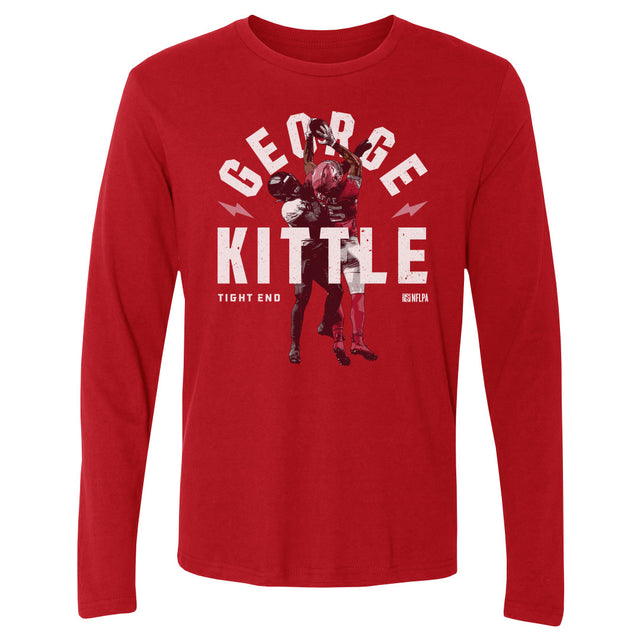 George Kittle Men's Long Sleeve T-Shirt | 500 LEVEL