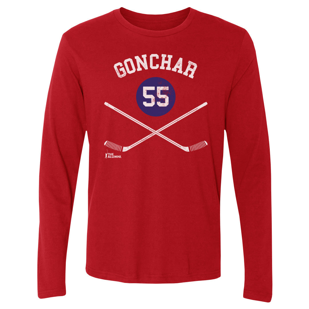 Sergei Gonchar Men&#39;s Long Sleeve T-Shirt | 500 LEVEL