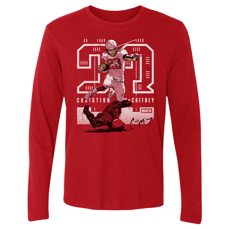 Christian McCaffrey Men's Long Sleeve T-Shirt | 500 LEVEL