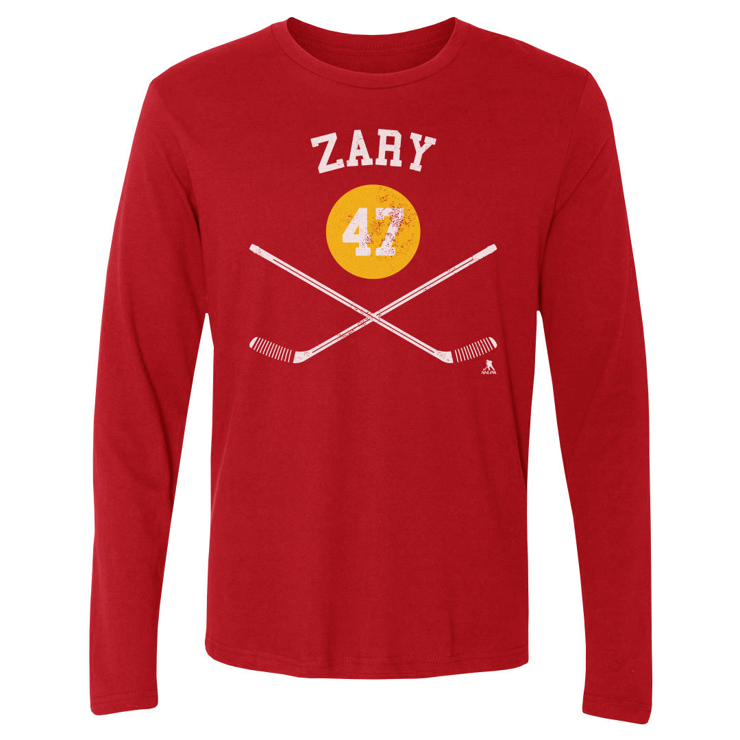 Connor Zary Men&#39;s Long Sleeve T-Shirt | 500 LEVEL