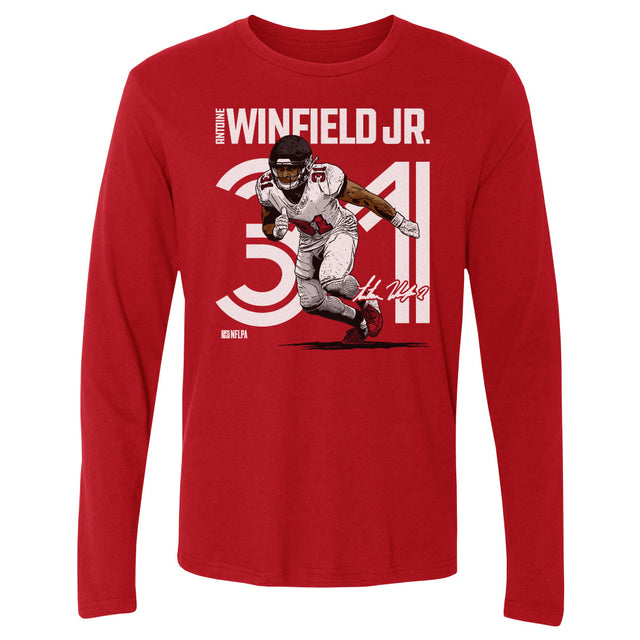 Antoine Winfield Jr. Men's Long Sleeve T-Shirt | 500 LEVEL