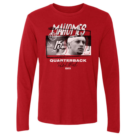 Patrick Mahomes Men's Long Sleeve T-Shirt | 500 LEVEL