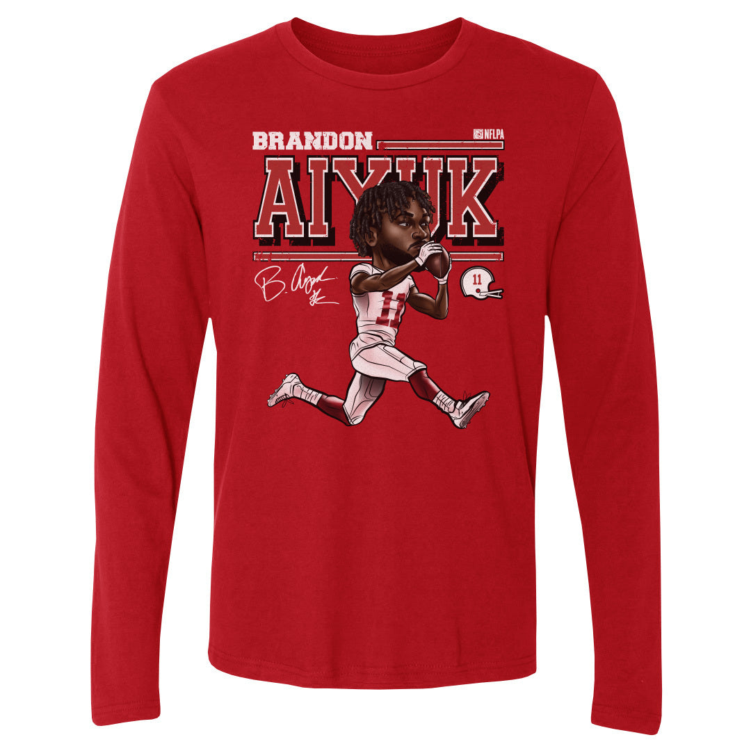 Brandon Aiyuk Men's Long Sleeve T-Shirt | 500 LEVEL