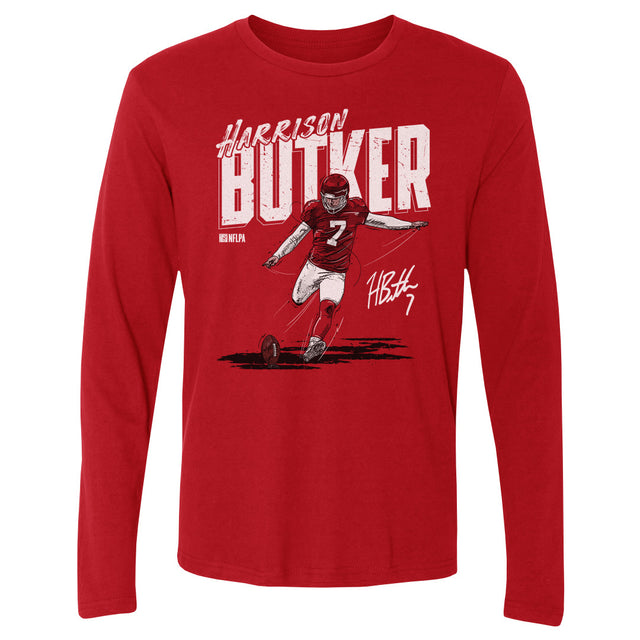Harrison Butker Men's Long Sleeve T-Shirt | 500 LEVEL