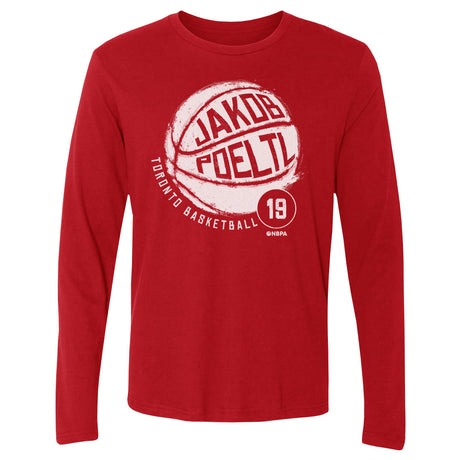 Jakob Poeltl Men's Long Sleeve T-Shirt | 500 LEVEL
