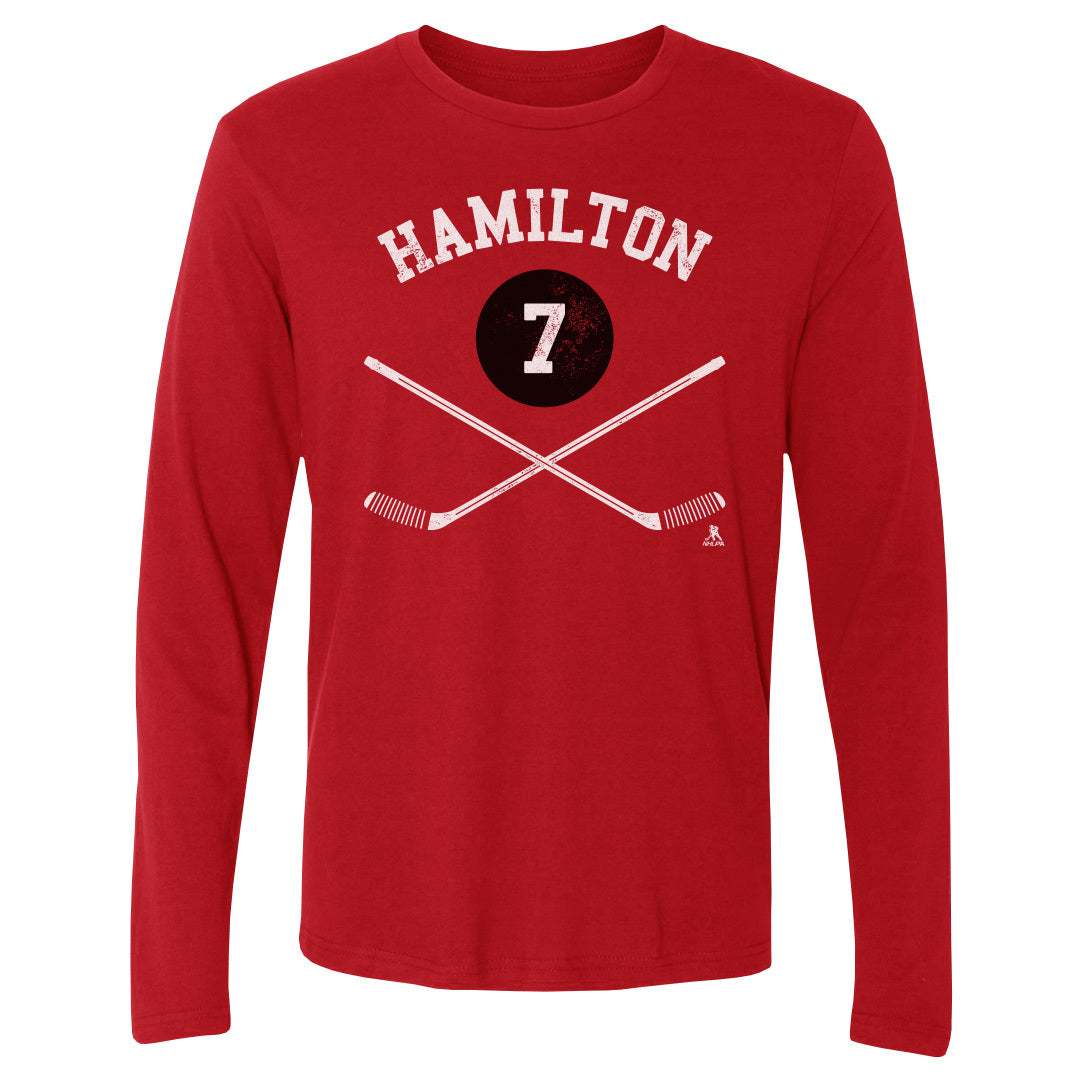 Dougie Hamilton Men's Long Sleeve T-Shirt | 500 LEVEL