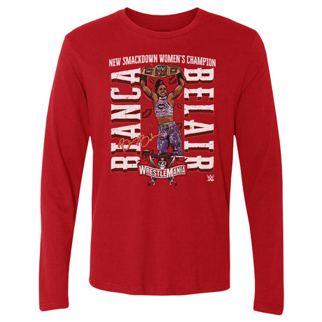 Bianca Belair Men's Long Sleeve T-Shirt | 500 LEVEL