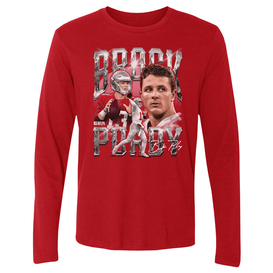 Brock Purdy Men's Long Sleeve T-Shirt | 500 LEVEL