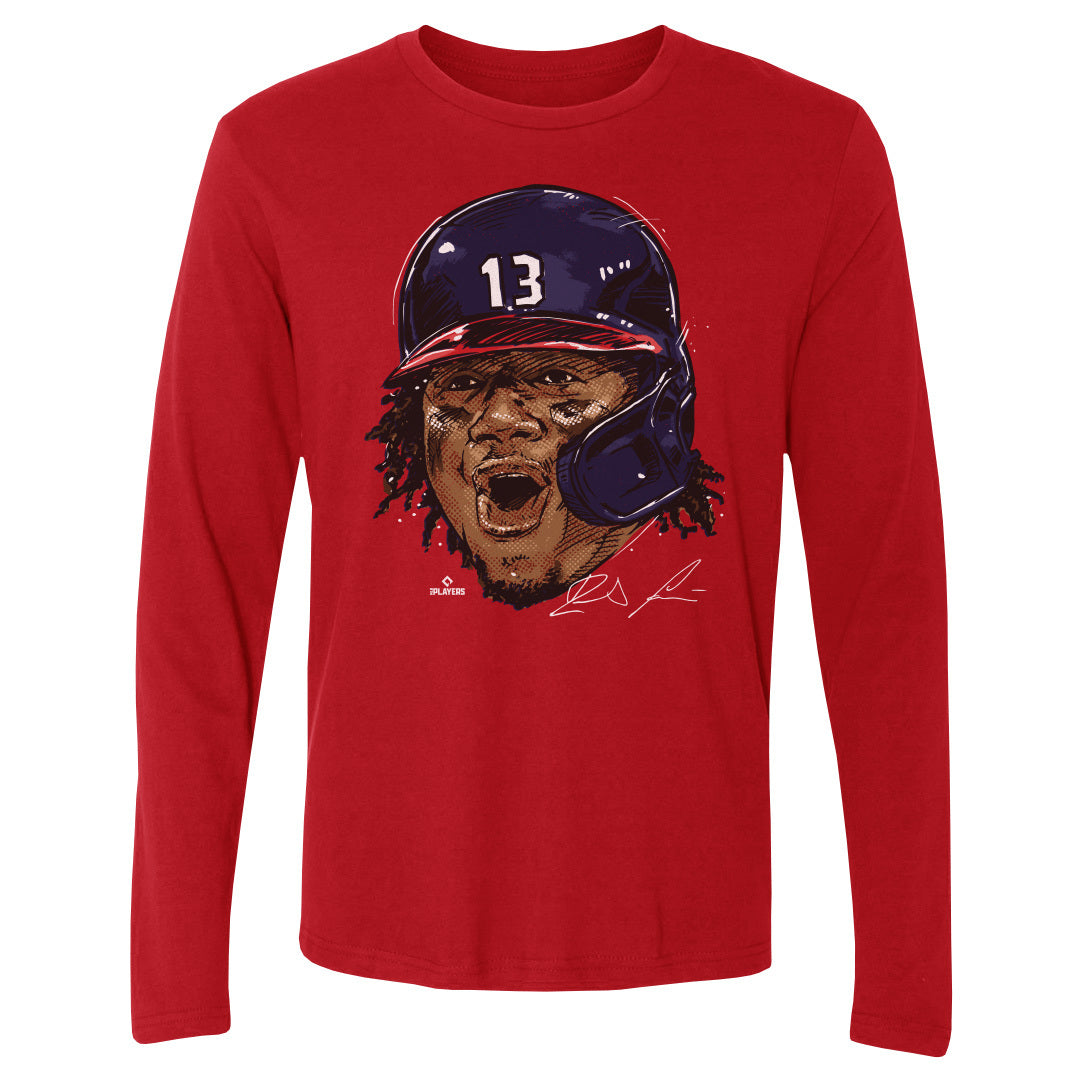 Ronald Acuna Jr. Men's Long Sleeve T-Shirt | 500 LEVEL
