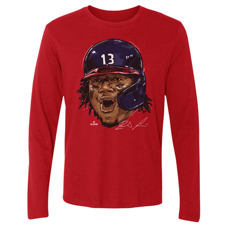 Ronald Acuna Jr. Men's Long Sleeve T-Shirt | 500 LEVEL