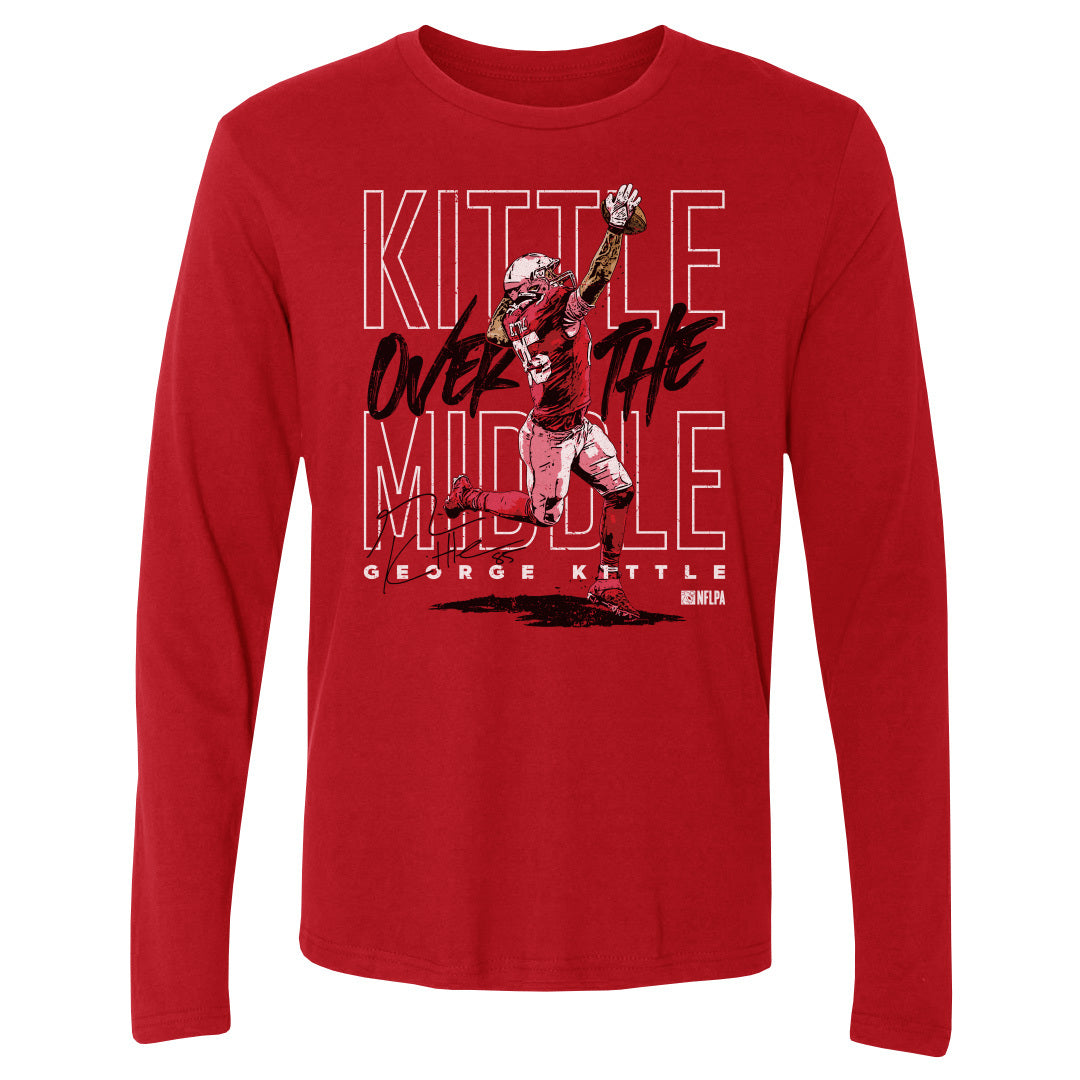 George Kittle Men's Long Sleeve T-Shirt | 500 LEVEL