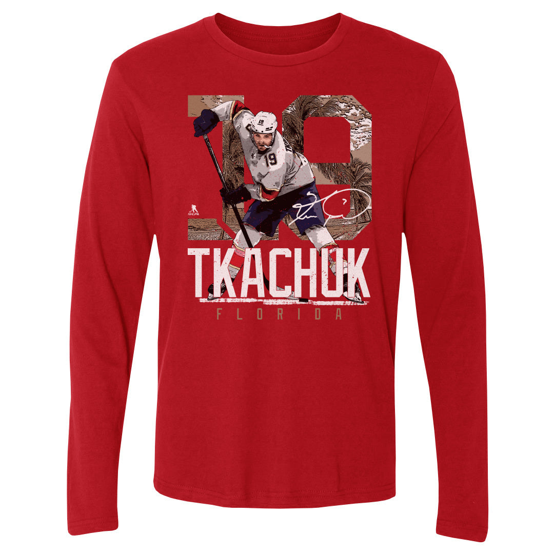 Matthew Tkachuk Men's Long Sleeve T-Shirt | 500 LEVEL