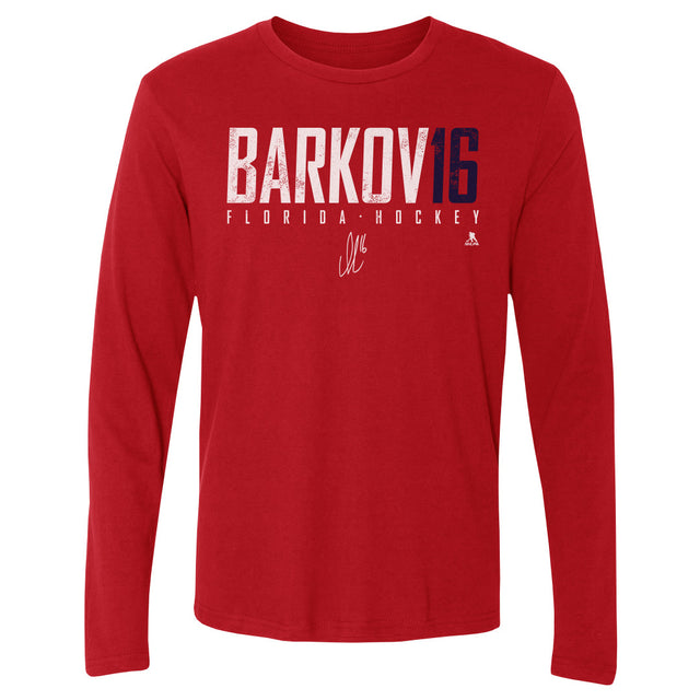 Aleksander Barkov Men's Long Sleeve T-Shirt | 500 LEVEL