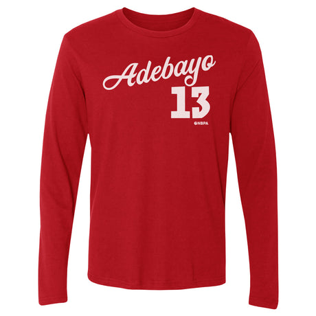 Bam Adebayo Men's Long Sleeve T-Shirt | 500 LEVEL