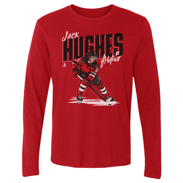 Jack Hughes Men's Long Sleeve T-Shirt | 500 LEVEL