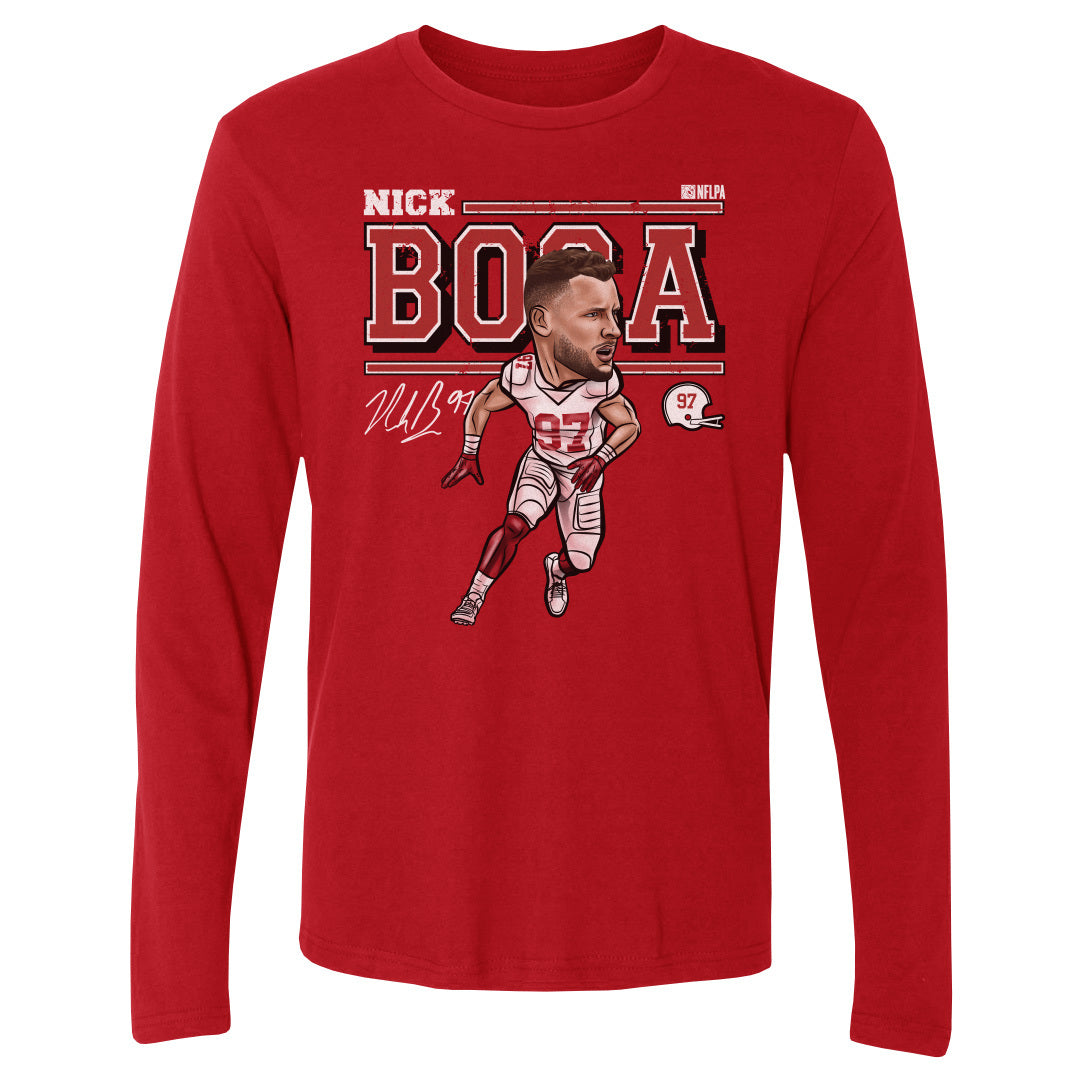 Nick Bosa Men's Long Sleeve T-Shirt | 500 LEVEL