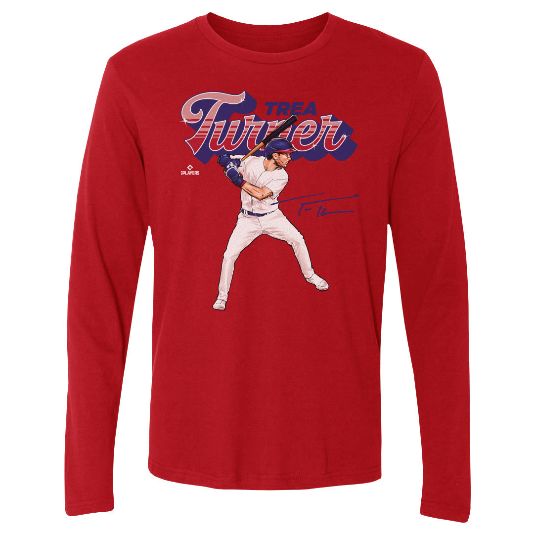 Trea Turner Men's Long Sleeve T-Shirt | 500 LEVEL