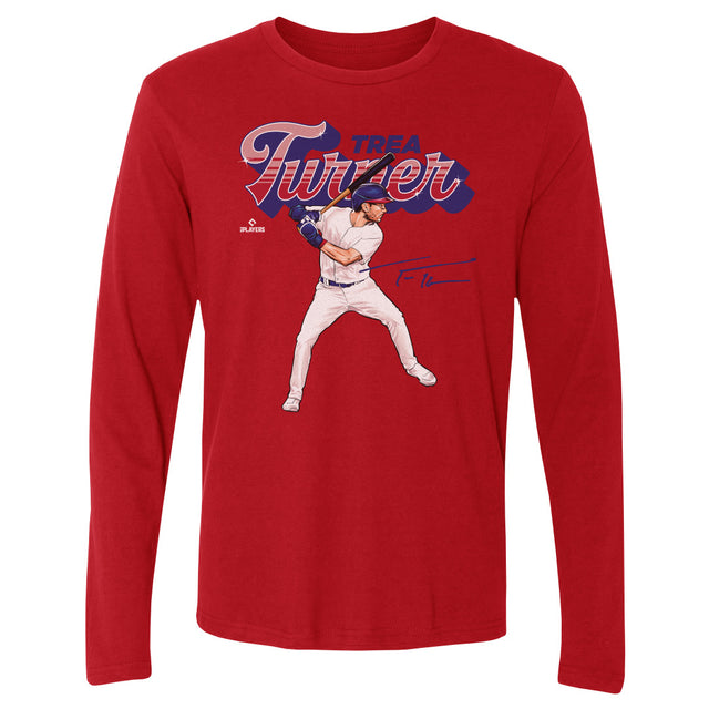 Trea Turner Men's Long Sleeve T-Shirt | 500 LEVEL