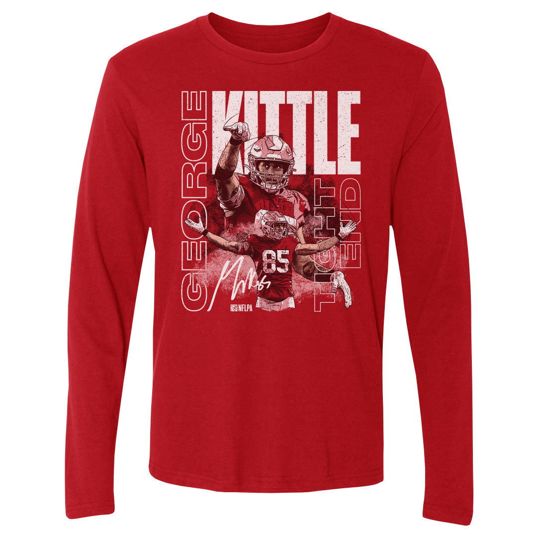 George Kittle Men's Long Sleeve T-Shirt | 500 LEVEL