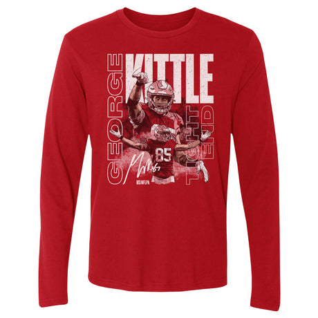 George Kittle Men's Long Sleeve T-Shirt | 500 LEVEL