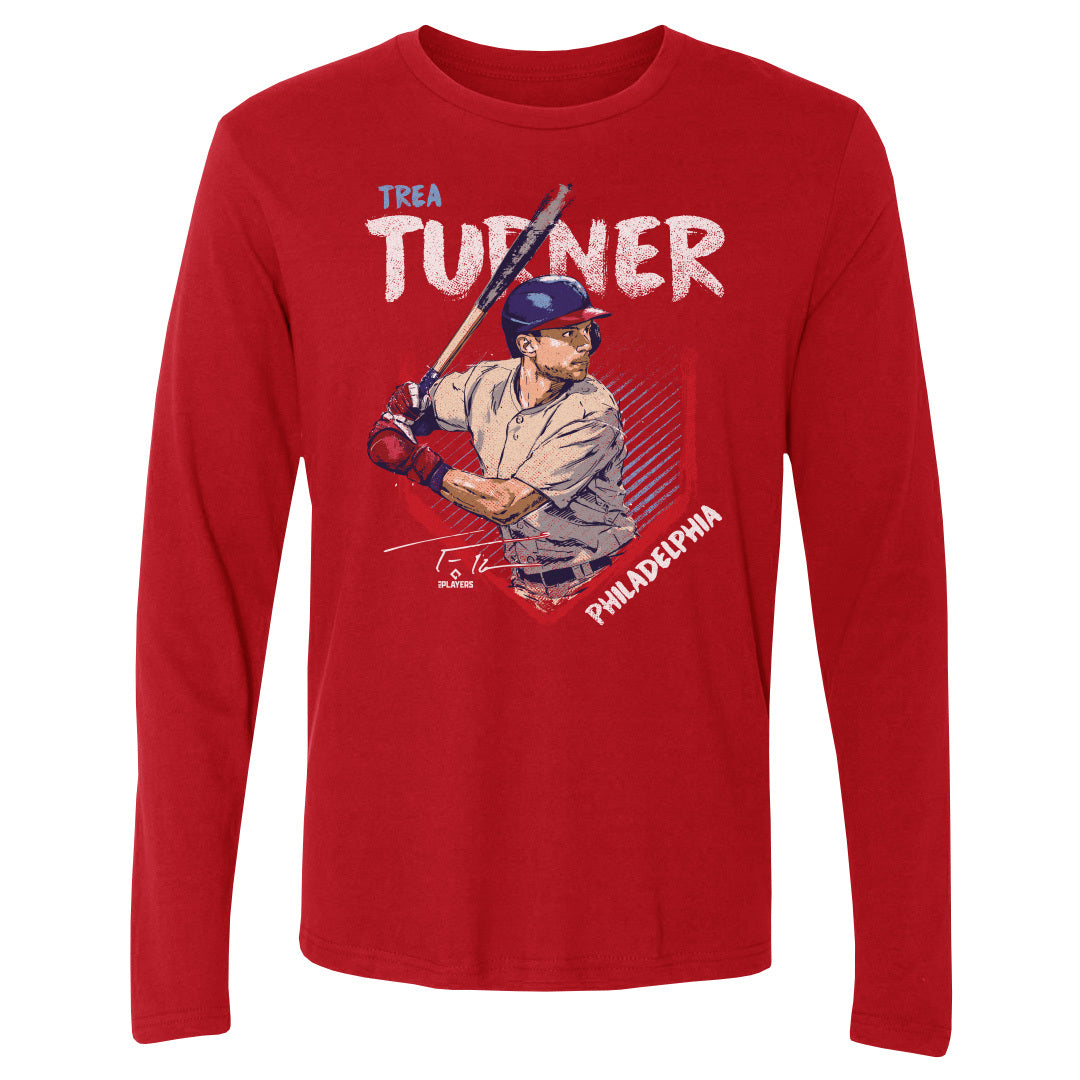 Trea Turner Men's Long Sleeve T-Shirt | 500 LEVEL