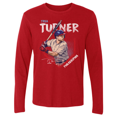 Trea Turner Men's Long Sleeve T-Shirt | 500 LEVEL