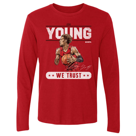 Trae Young Men's Long Sleeve T-Shirt | 500 LEVEL