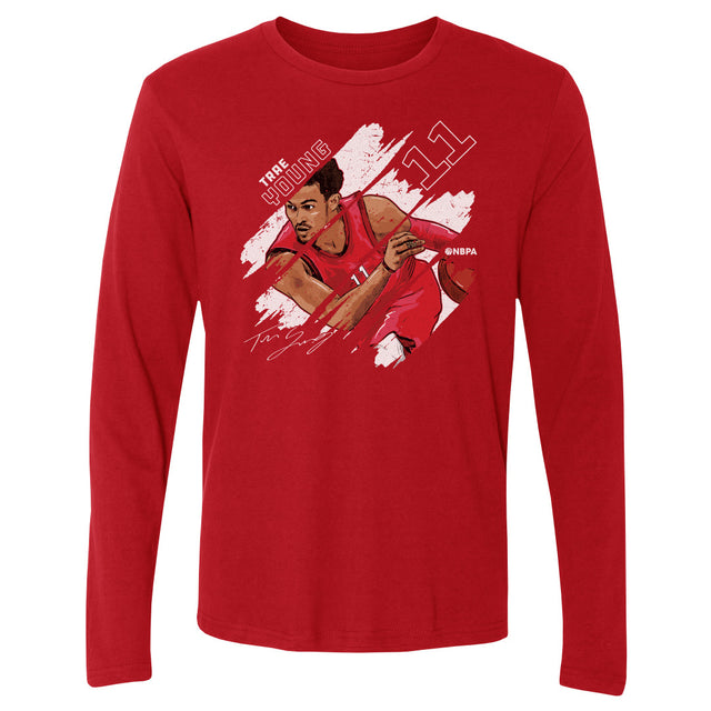 Trae Young Men's Long Sleeve T-Shirt | 500 LEVEL