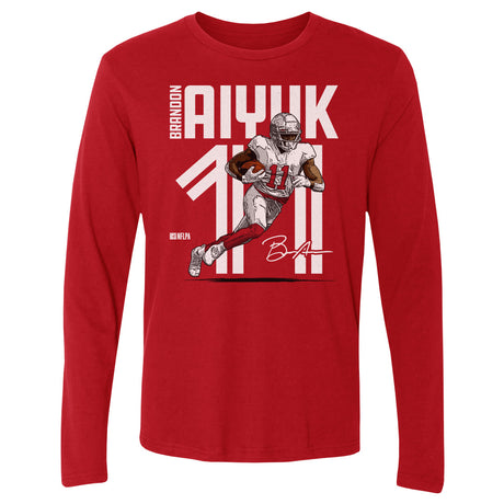 Brandon Aiyuk Men's Long Sleeve T-Shirt | 500 LEVEL