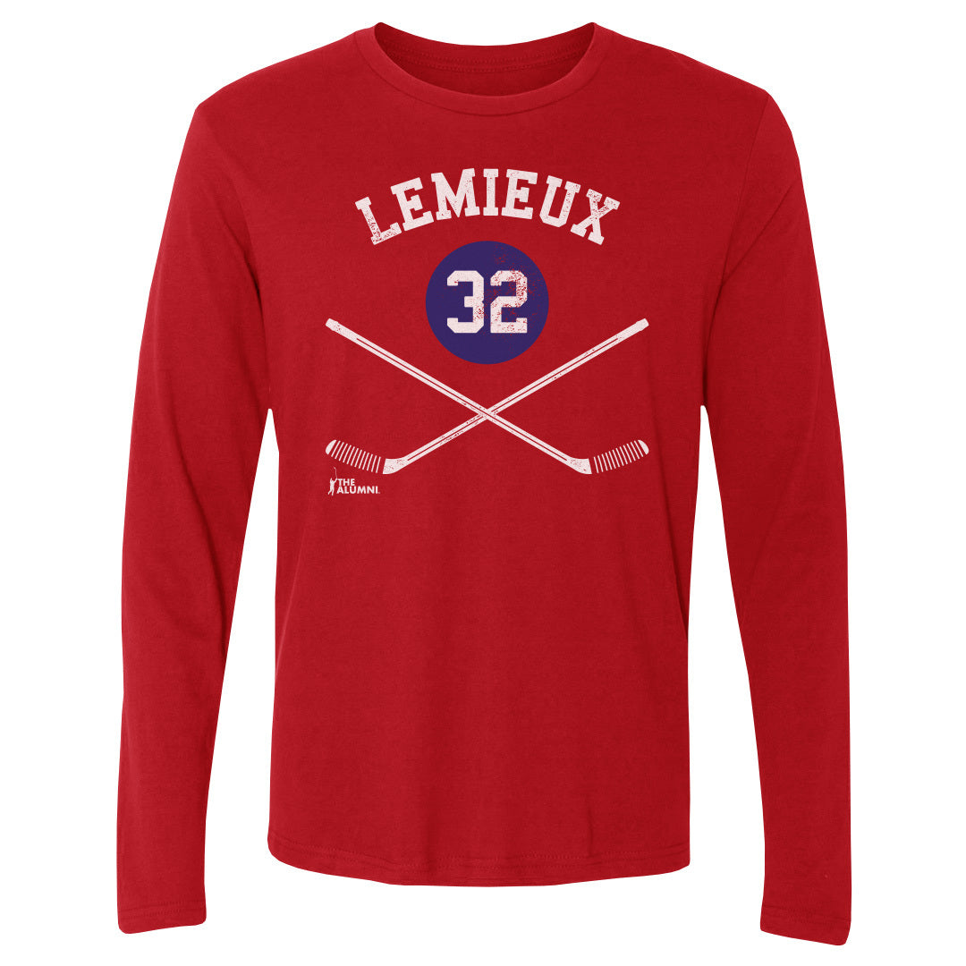 Claude Lemieux Men&#39;s Long Sleeve T-Shirt | 500 LEVEL