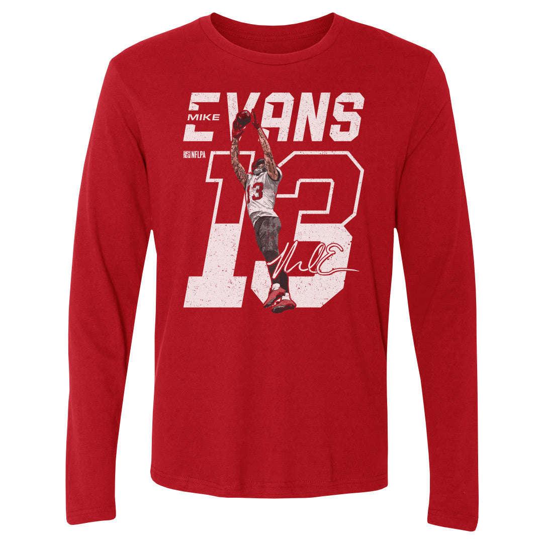 Mike Evans Men's Long Sleeve T-Shirt | 500 LEVEL
