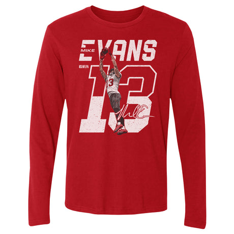Mike Evans Men's Long Sleeve T-Shirt | 500 LEVEL