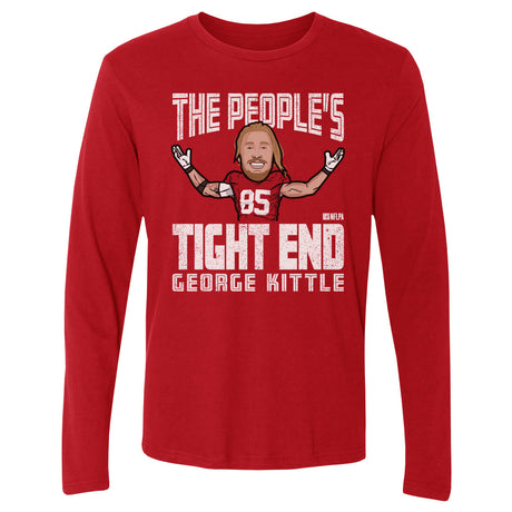George Kittle Men's Long Sleeve T-Shirt | 500 LEVEL