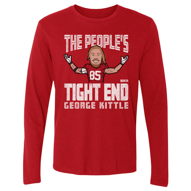 George Kittle Men's Long Sleeve T-Shirt | 500 LEVEL