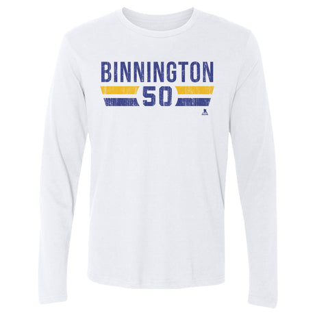Jordan Binnington Men's Long Sleeve T-Shirt | 500 LEVEL