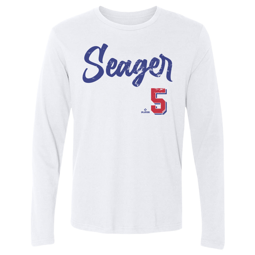 Corey Seager Men's Long Sleeve T-Shirt | 500 LEVEL