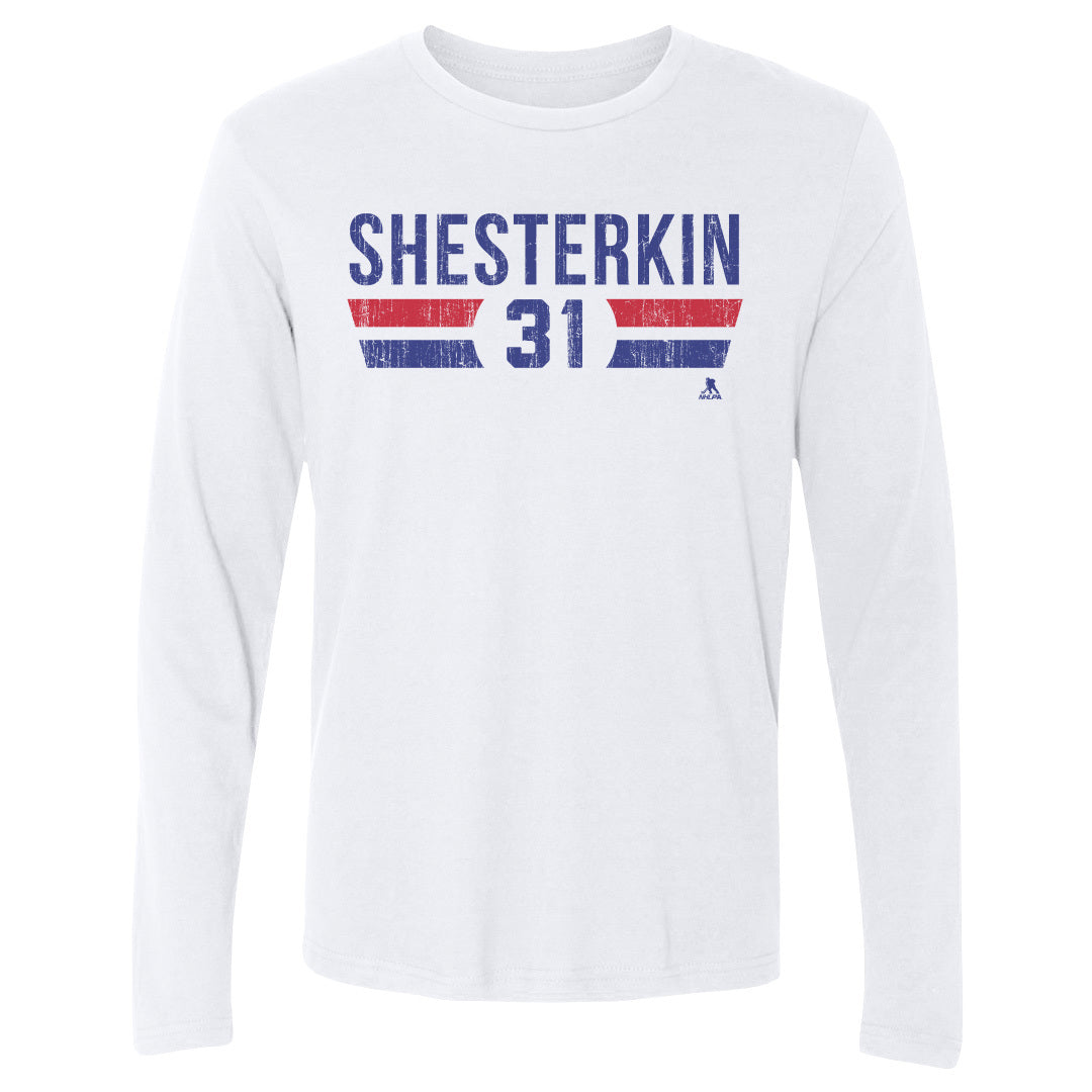 Igor Shesterkin Men&#39;s Long Sleeve T-Shirt | 500 LEVEL