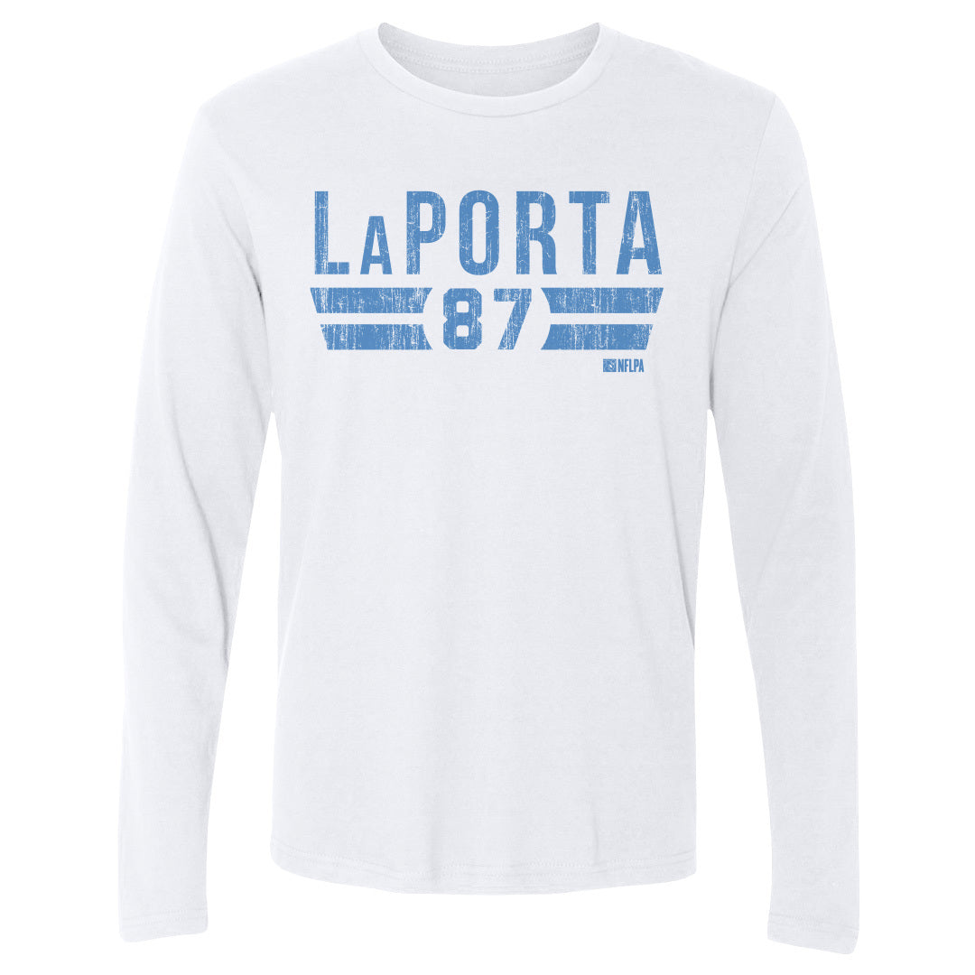 Sam LaPorta Men&#39;s Long Sleeve T-Shirt | 500 LEVEL
