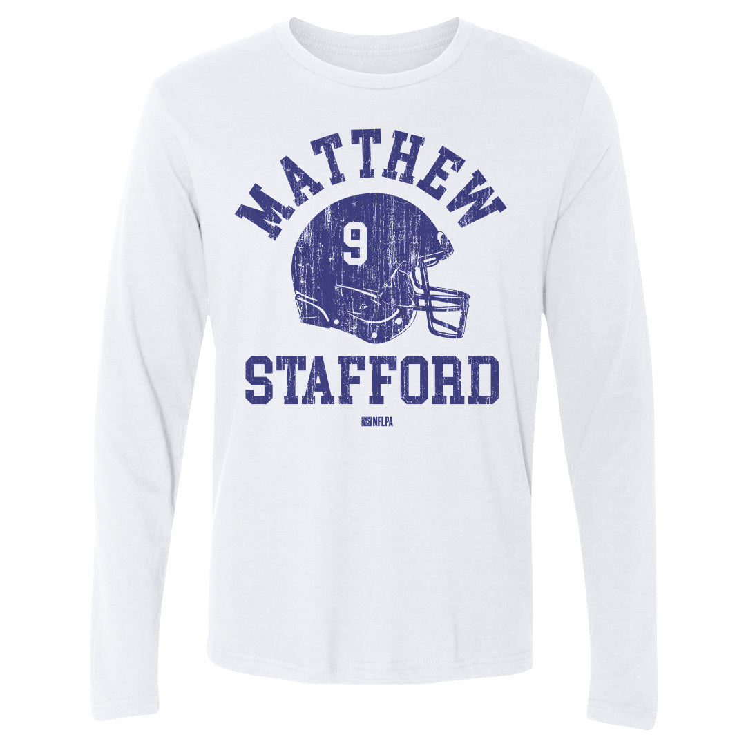 Matthew Stafford Men&#39;s Long Sleeve T-Shirt | 500 LEVEL