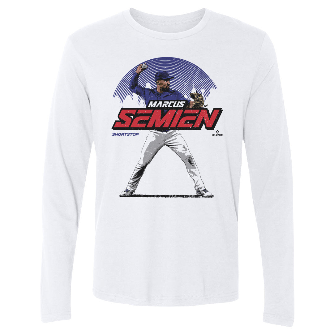 Marcus Semien Men's Long Sleeve T-Shirt | 500 LEVEL