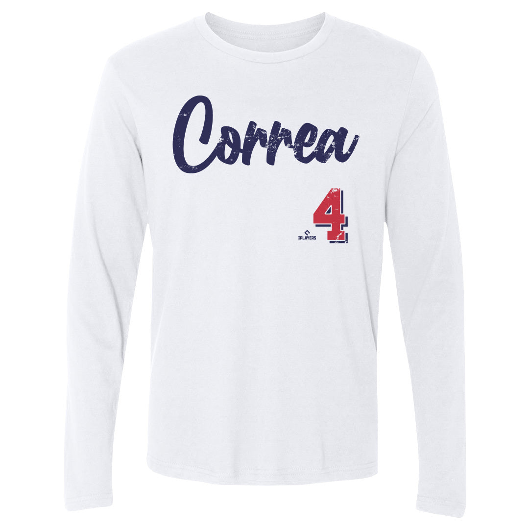 Carlos Correa Men&#39;s Long Sleeve T-Shirt | 500 LEVEL