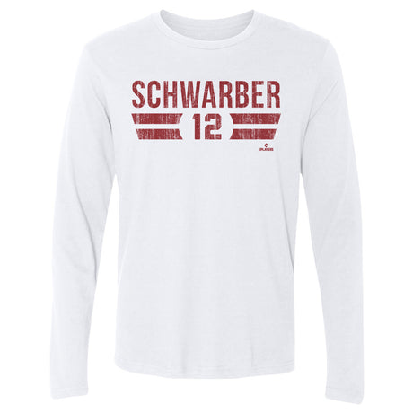 Kyle Schwarber Men's Long Sleeve T-Shirt | 500 LEVEL