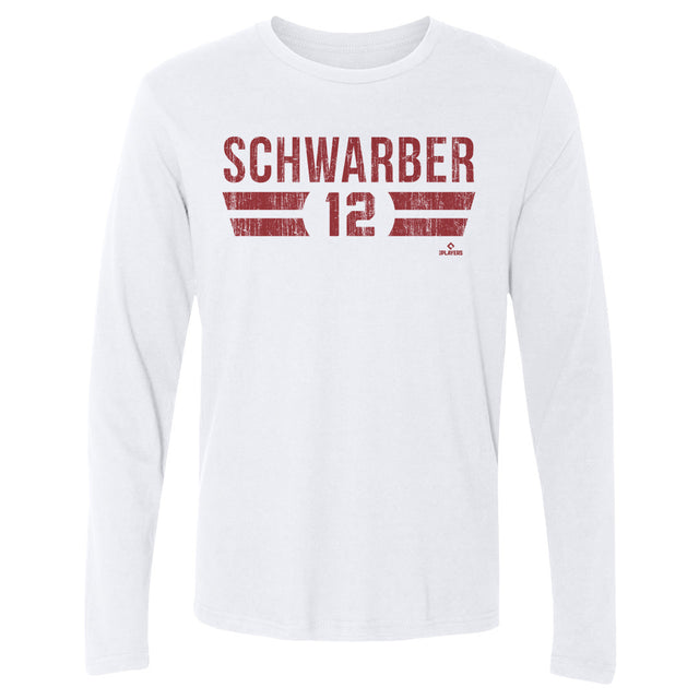 Kyle Schwarber Men's Long Sleeve T-Shirt | 500 LEVEL